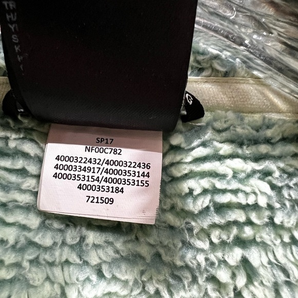 The North Face Osito Fleece Jacket — Cozy Plush Warmth in Sage Green, Size Small - Picture 11 of 11